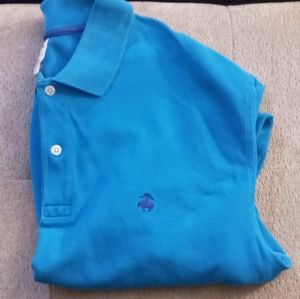 Aqua Blue Brooks Brothers Polo Lrge